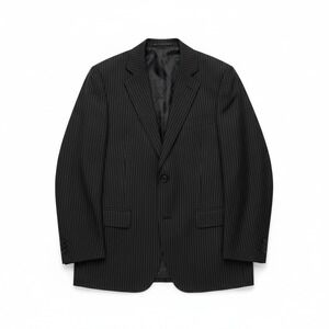Adams Row Richman Navy Blue Pinstripe Two Button Blazer, Men's 44L Sport Coat